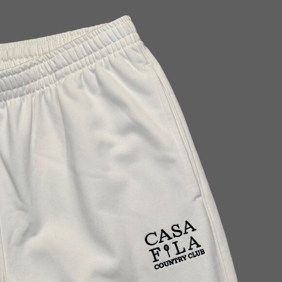 Fila Country Club Jogger Mens XL Cream $75 MSRP RU431116-920 - Picture 3 of 10